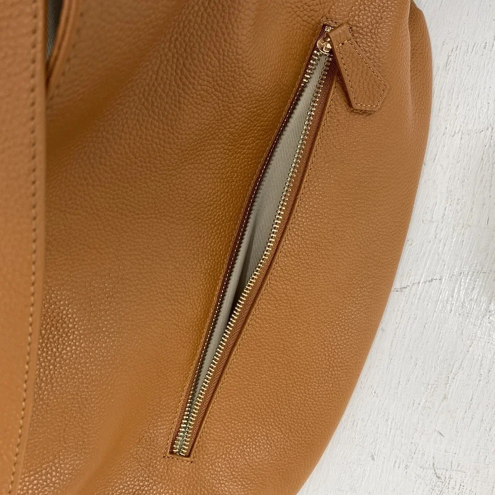 LAGGO Taylor Hobo Handbag British Tan Leather Shoulder Bag NEW